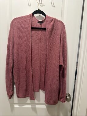 Staccato Dusty Rose Open-Front Knit Cardigan